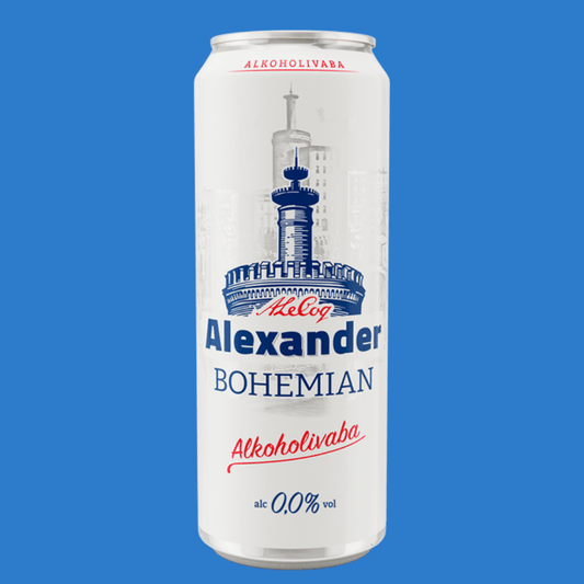 A. Le Coq `Alexander Bohemian` Alcohol - Free Beer (0.0% ABV) - Wise Bartender - Beer