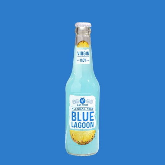 A. Le Coq Virgin Blue Lagoon Alcohol - Free Cocktail (0.0% ABV) - Wise Bartender - Spirit