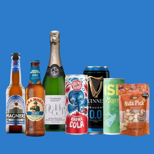 A Night at the Pub | Alcohol-Free Gift Pack with Drinks & FREE Nuts - Wise Bartender - Mixed Pack