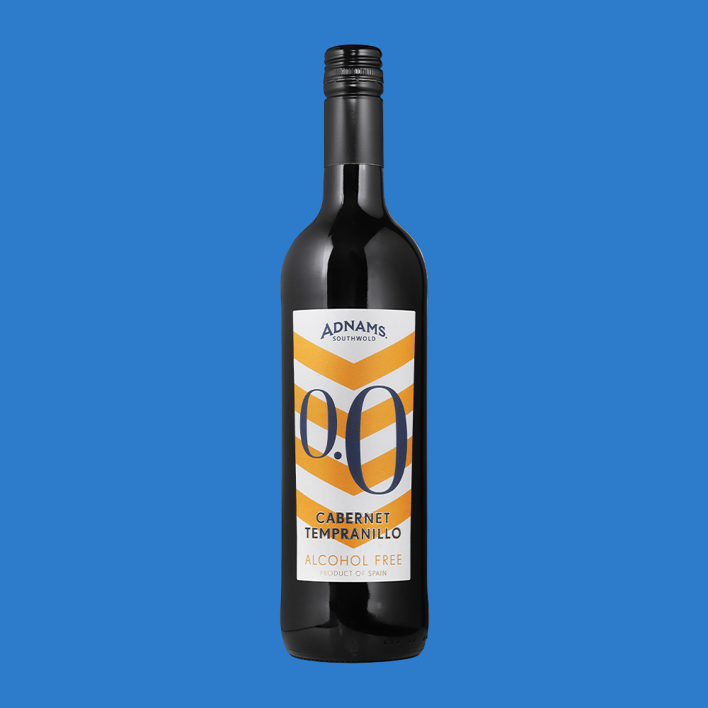 Adnams Cabernet / Tempranillo Alcohol Free Red Wine (0.0% ABV) - Wise Bartender - wine