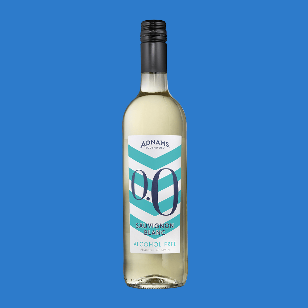 Adnams Sauvignon Blanc Alcohol Free White Wine (0.0% ABV) - Wise Bartender - wine
