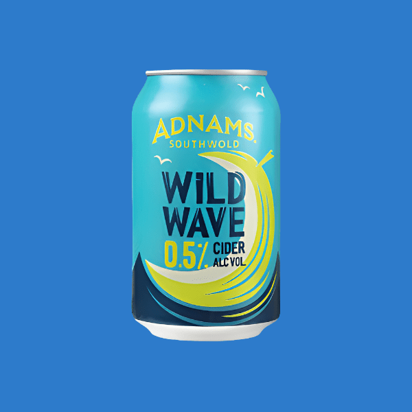 Adnams Wild Wave Low Alcohol Cider Can (0.5% ABV) - Wise Bartender - Beer