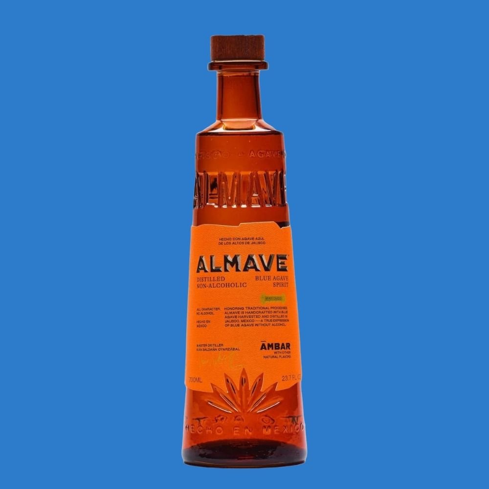 Almave 'Ambar' Blue gave Alcohol Free Tequila Spirit (0.5% ABV) - Wise Bartender - Spirit