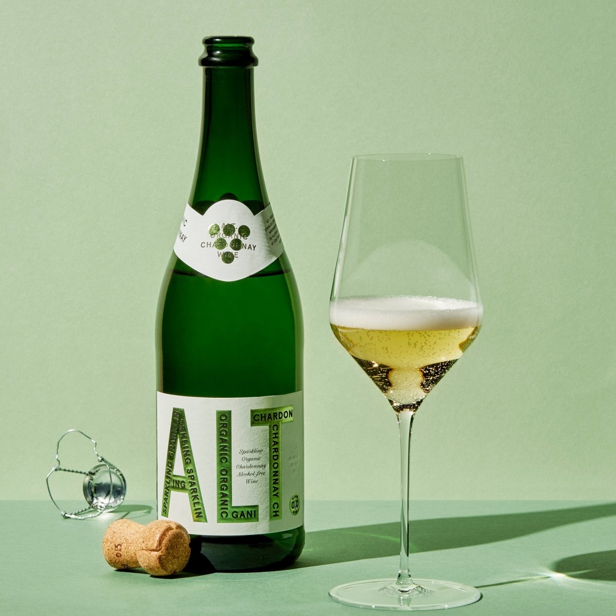ALT. Sparkling Blanc de Blancs Alcohol Free Wine | 0.0% ABV |750ml - Wise Bartender -