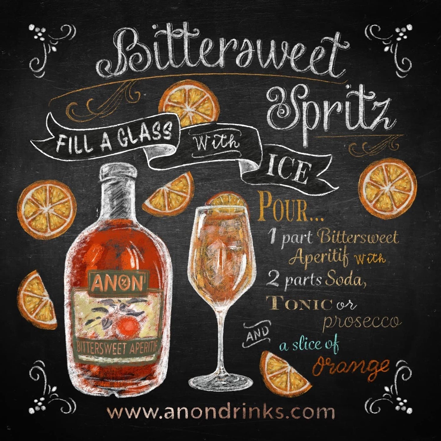 Anon Alcohol Free Bittersweet Aperitif (0% ABV)