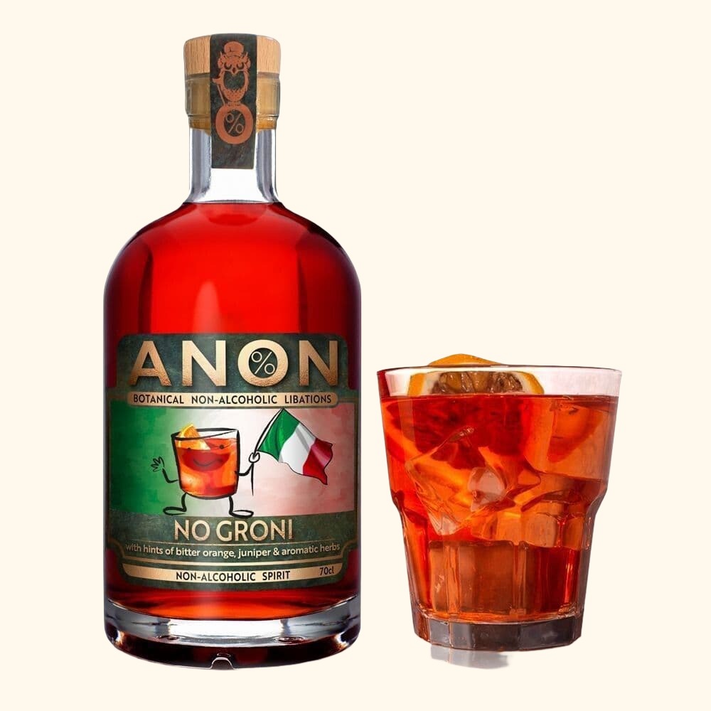 Anon Alcohol Free NoGroni (0% ABV)