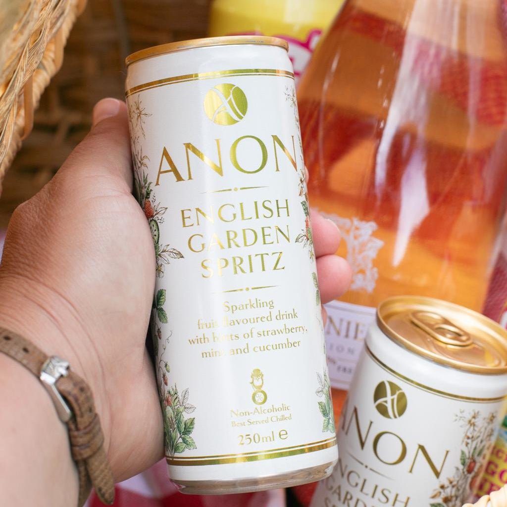 ANON English Garden Spritz 0.0% | Alcohol‑Free Summer Cup & Lemonade | 250ml - Wise Bartender -