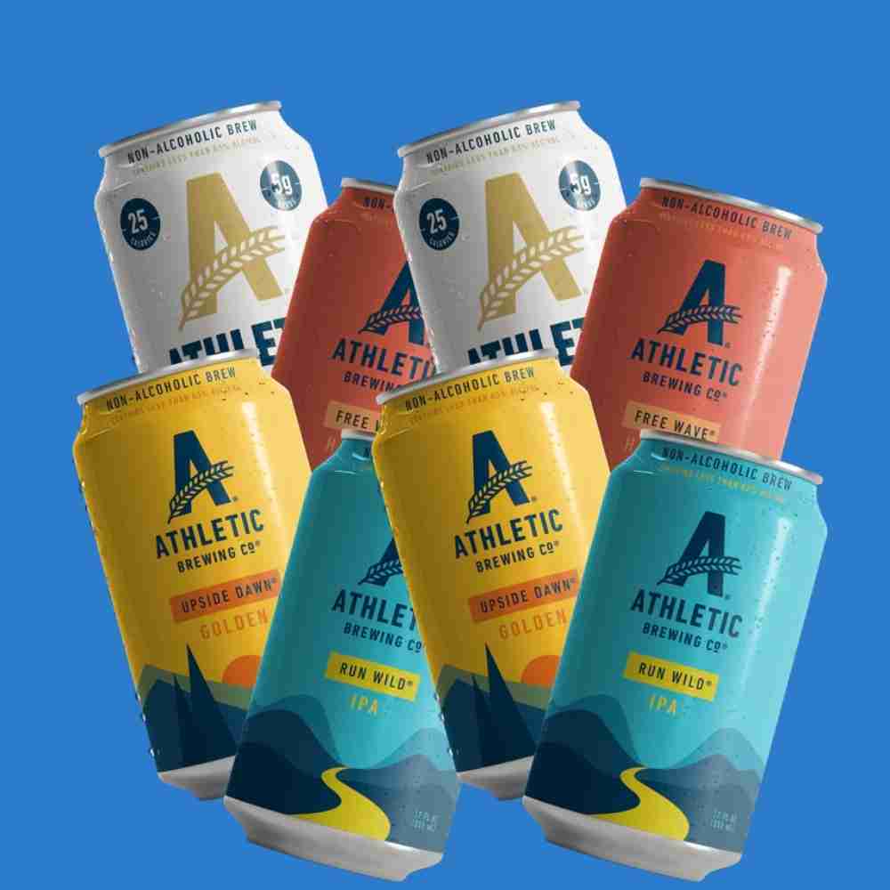 Athletic Brewing Co. Alcohol - Free Mixed Can Pack (0.5% ABV) - Wise Bartender - Beer