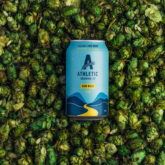 Athletic Brewing Co. Run Wild Alcohol-Free IPA (0.5% ABV) - Wise Bartender - Beer