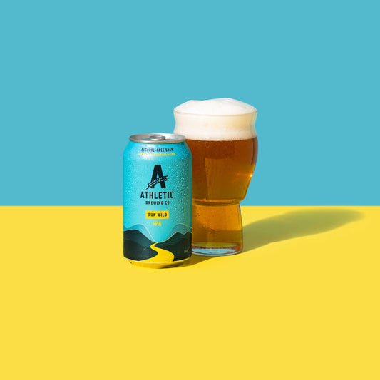 Athletic Brewing Co. Run Wild Alcohol-Free IPA (0.5% ABV) - Wise Bartender - Beer