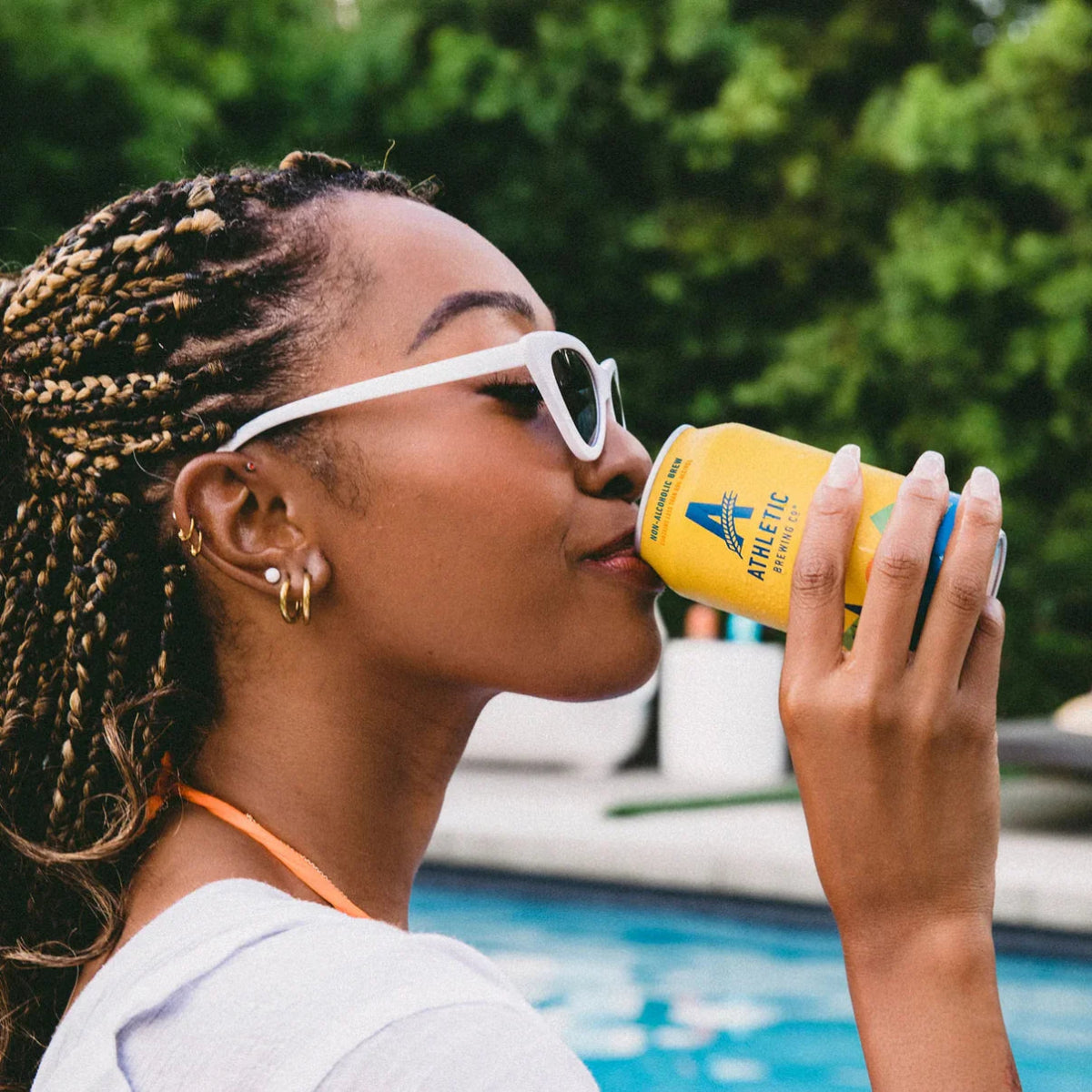 Athletic Brewing Company Upside Dawn Alcohol Free Pale Ale (0.5% ABV) - Wise Bartender - Beer