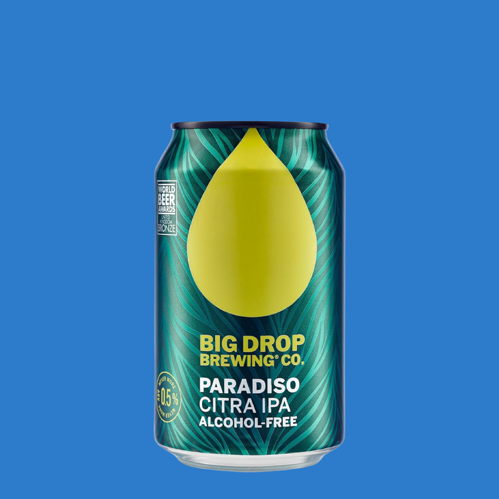 Big Drop Paradiso Alcohol Free Citra Four Hop Pale Ale Can 05 ABV - Wise Bartender