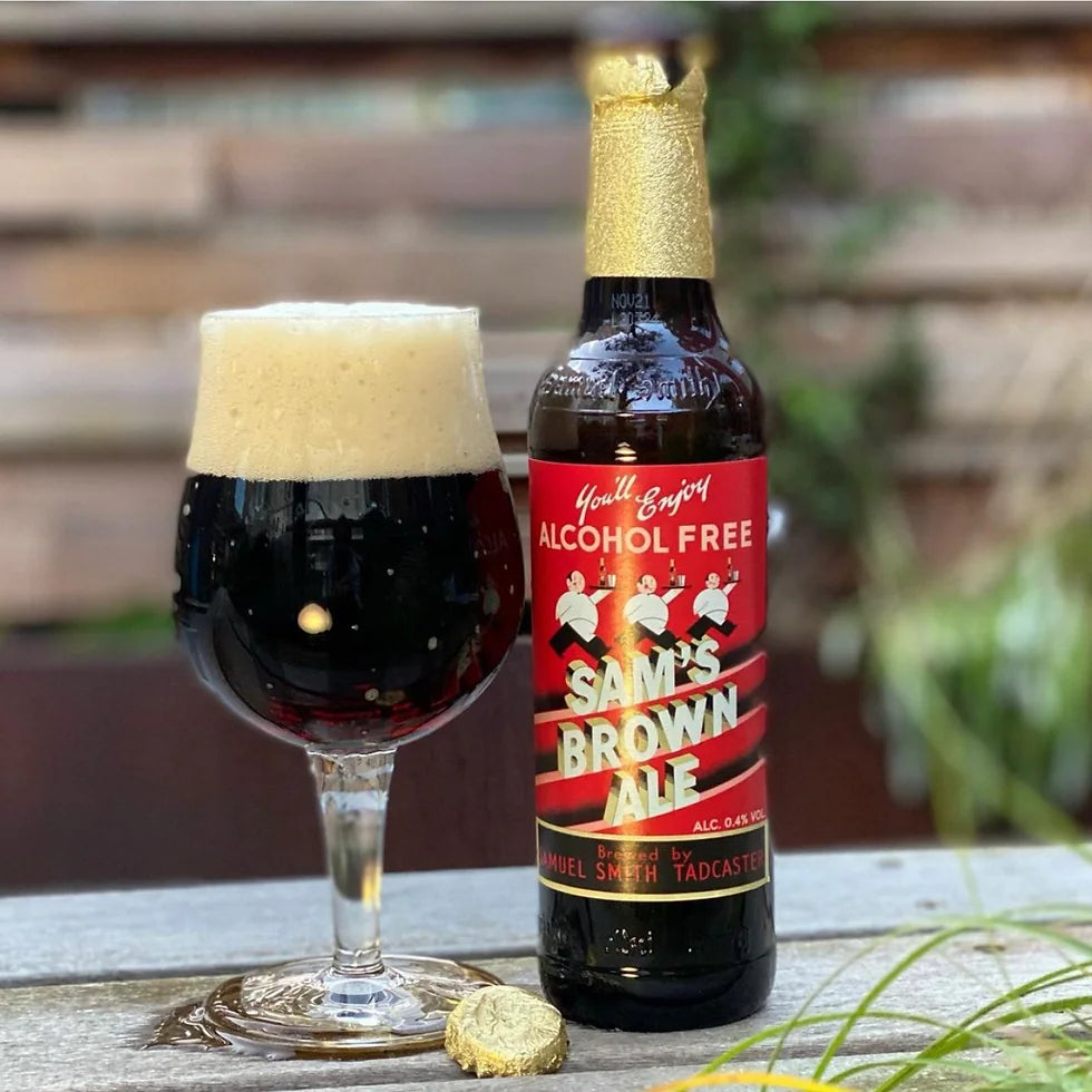 Samuel Smith Brewery Alcohol Free Sam's Brown Ale (0.5% ABV)