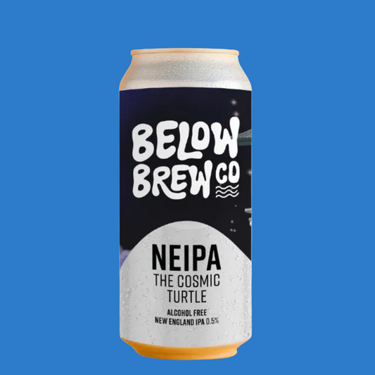 Below Brew Co 'NEIPA The Cosmic Turtle' Alcohol Free Beer (0.5% ABV)