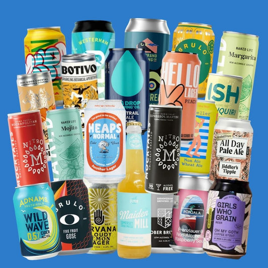 BBQ Drinks Pack (12 or 24 Pack) | Mixed Alcohol-Free Beer, Cider & Ready-to-Drink Cans - Wise Bartender - Beer