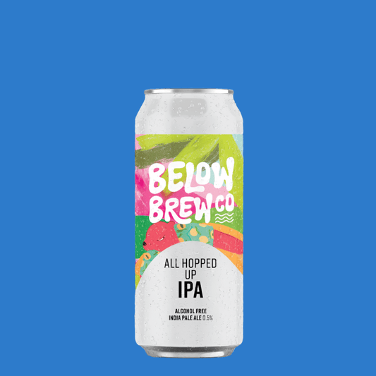 Below Brew 'All Hopped Up' Alcohol Free IPA (0.5% ABV) - Wise Bartender - Beer