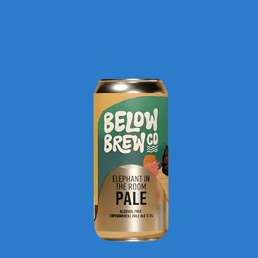 Below Brew 'Elephant In The Room' Alcohol Free Pale Ale (0.5% ABV) - Wise Bartender - Beer
