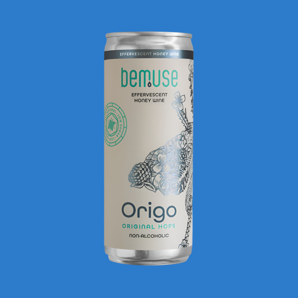 Bemuse 'Origo' Hops Infused Alcohol Free Sparkling Honey Wine (0.5% ABV)