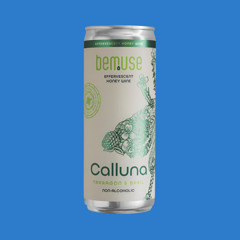 Bemuse 'Calluna' Tarragon & Basil Alcohol Free Sparkling Honey Wine (0.5% ABV)