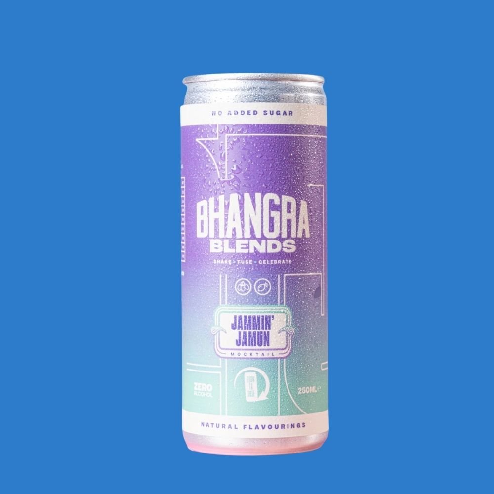 Bhangra Blends Jammin’ Jamun 0% | Alcohol - Free Spiced Plum Drink (250ml) - Wise Bartender - Functional