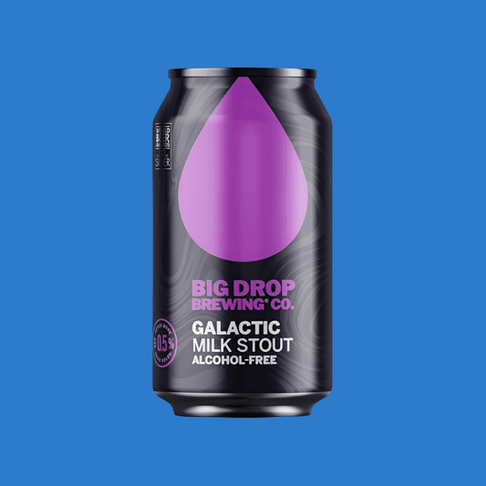 Big Drop Galactic Alcohol Free Milk Stout Can (0.5% ABV) - Wise Bartender - Beer