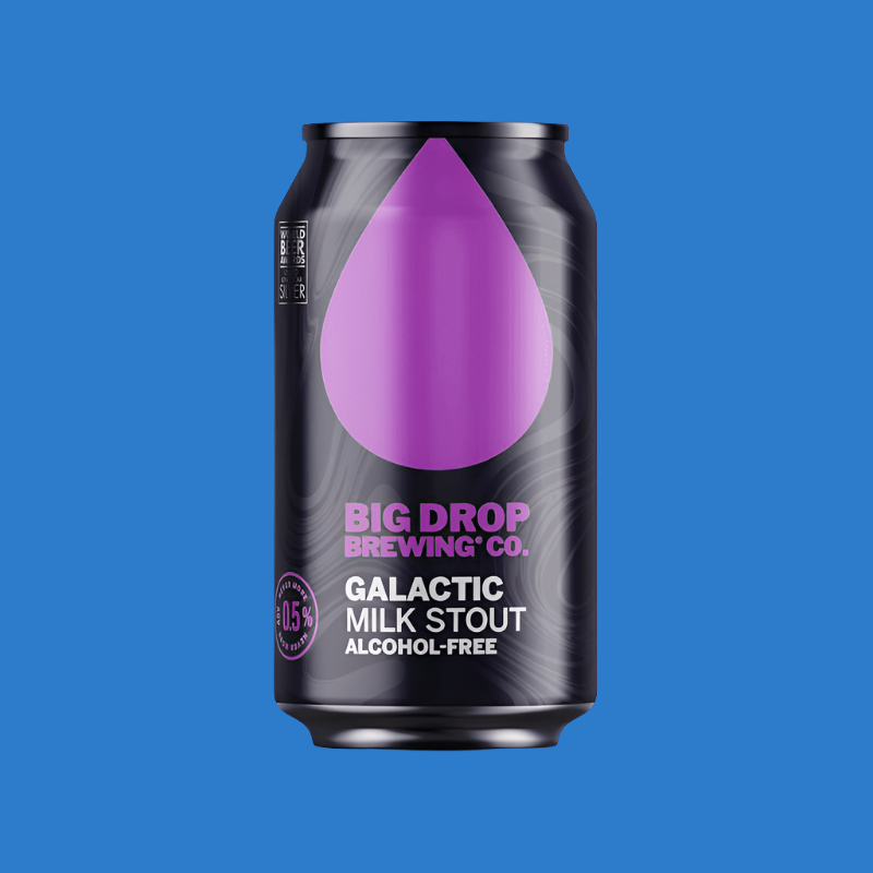 Big Drop Galactic Alcohol Free Milk Stout Can &#x28;0.5% ABV&#x29;