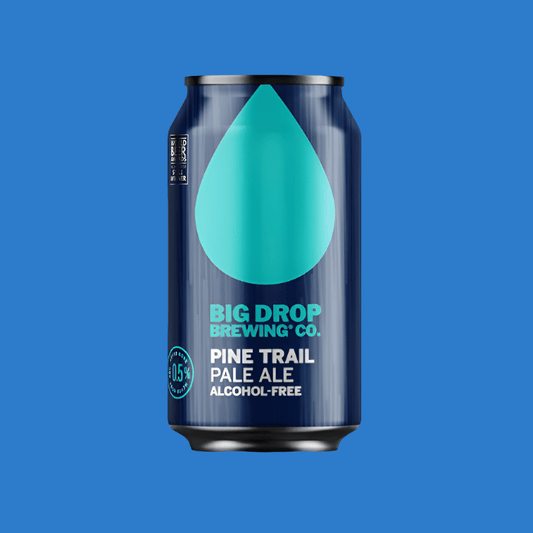 Big Drop Pine Trail Alcohol Free Pale Ale Can (0.5% ABV) - Wise Bartender - Beer