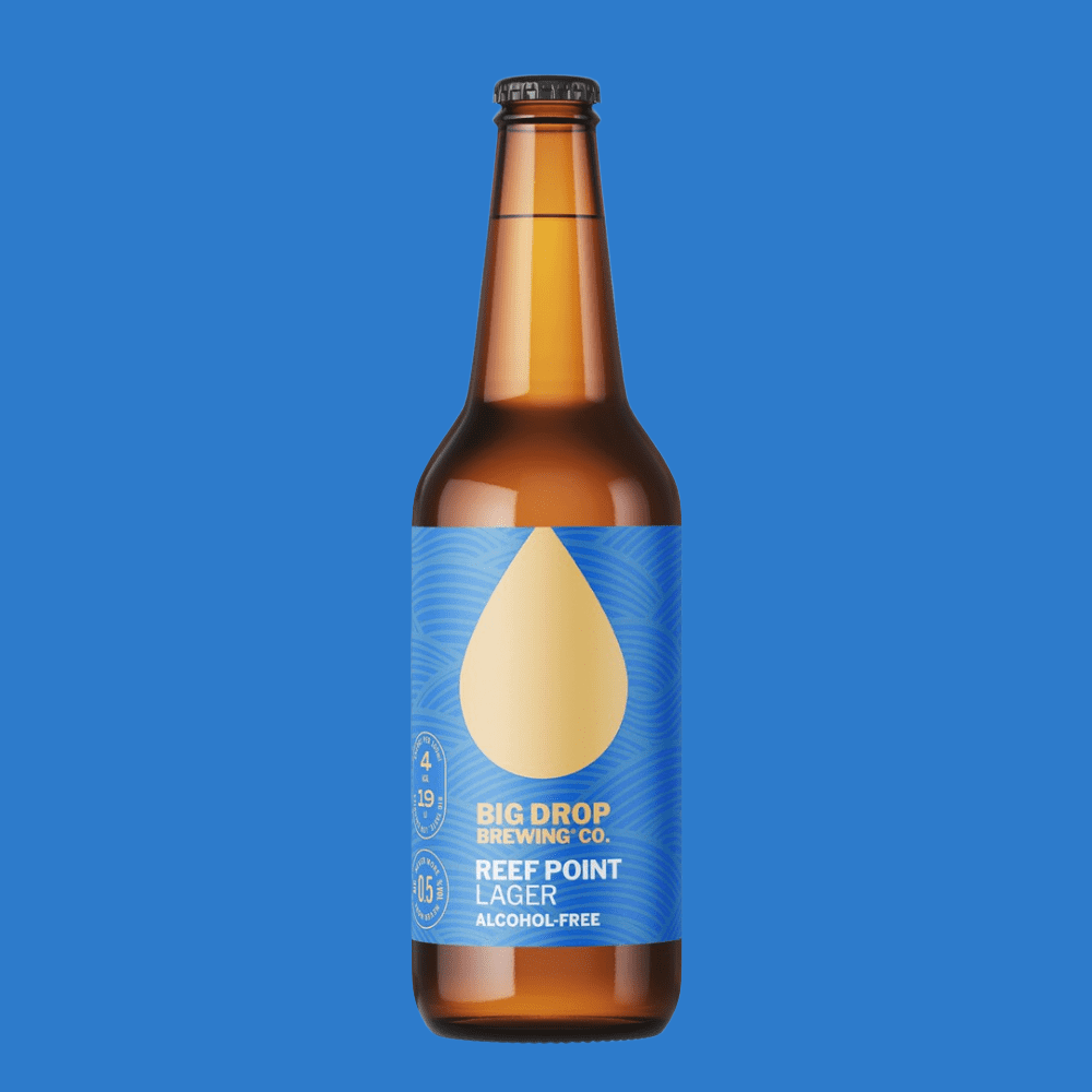 Big Drop Reef Point Alcohol Free Lager Bottle (0.5% ABV)