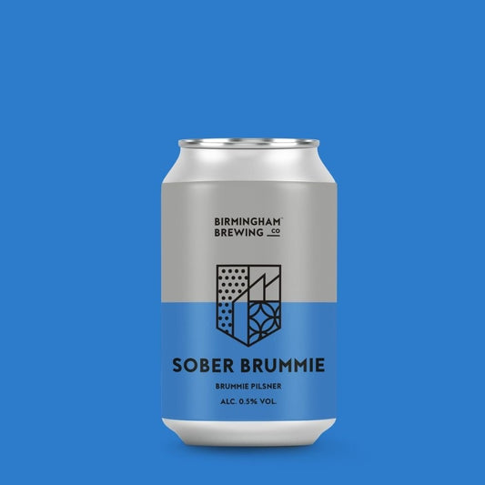 Birmingham Brewing Company Sober Brummie AF Brummie Pilsner (0.5% ABV) - Wise Bartender - Beer
