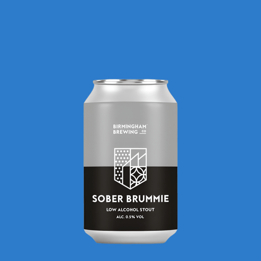 Birmingham Brewing Company Sober Brummie Stout (0.5% ABV) - Wise Bartender - Beer