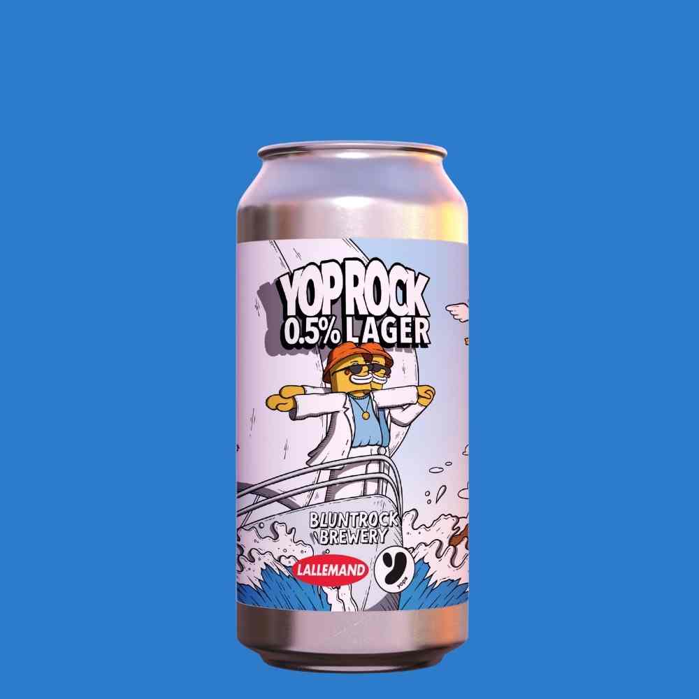 Bluntrock Brewery 'YOP' Alcohol Free Lager (0.5% ABV) - Wise Bartender - Beer