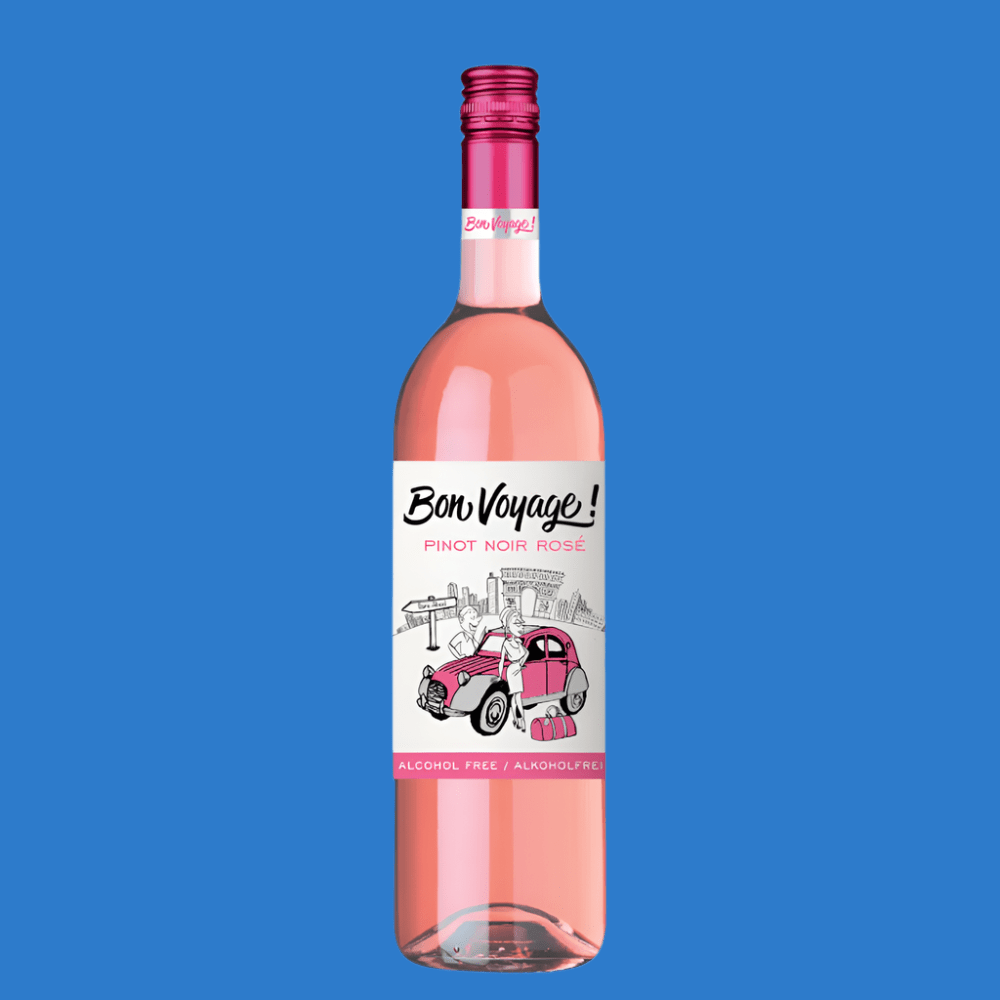 Bon Voyage Pinot Noir Alcohol Free Rosé Wine (0.5%ABV) - Wise Bartender - wine