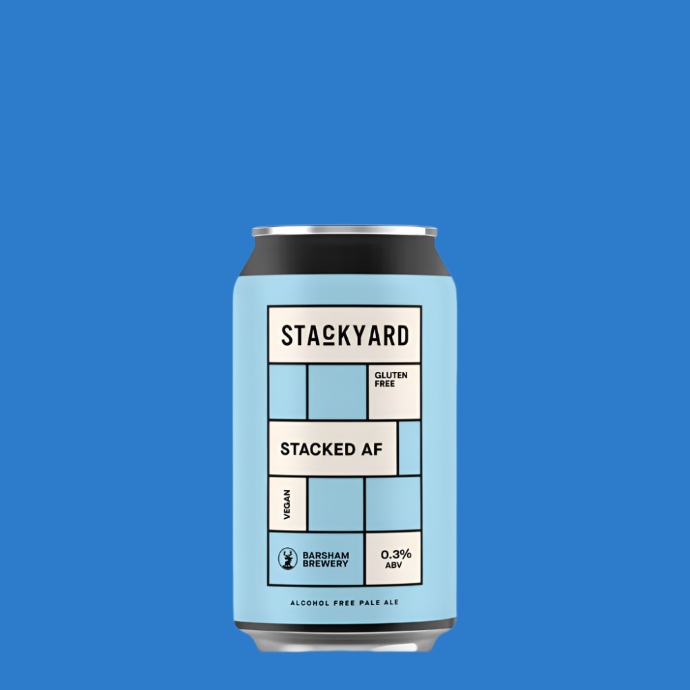 Barsham Brewery 'Stacked AF' Alcohol Free Pale Ale (0.5% ABV) - Wise Bartender