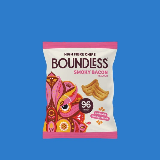 Boundless Smoky Bacon Chips – Gut Happy Snacking (23g) - Wise Bartender - Snack