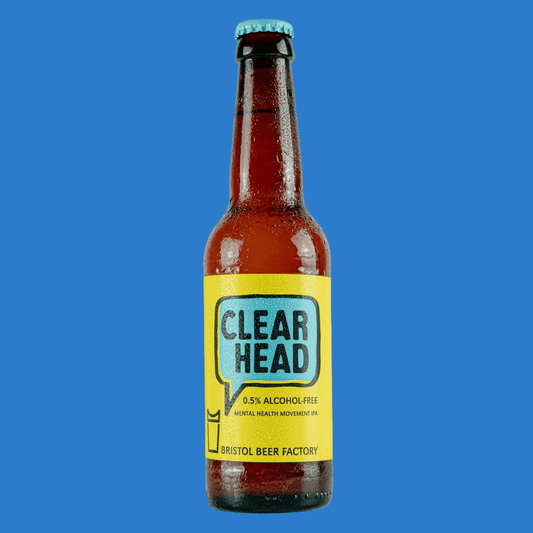 Bristol Beer Factory Clear Head Alcohol Free Beer (0.5% ABV) - Wise Bartender - Beer