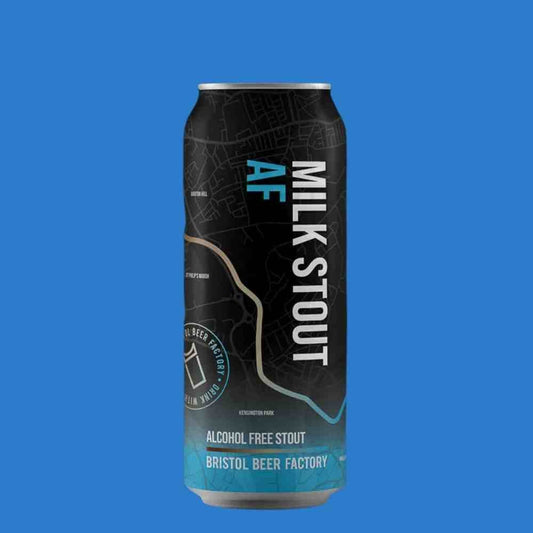 Bristol Beer Factory Milk Stout | Alcohol Free Can | 0.5% ABV - Wise Bartender - Beer