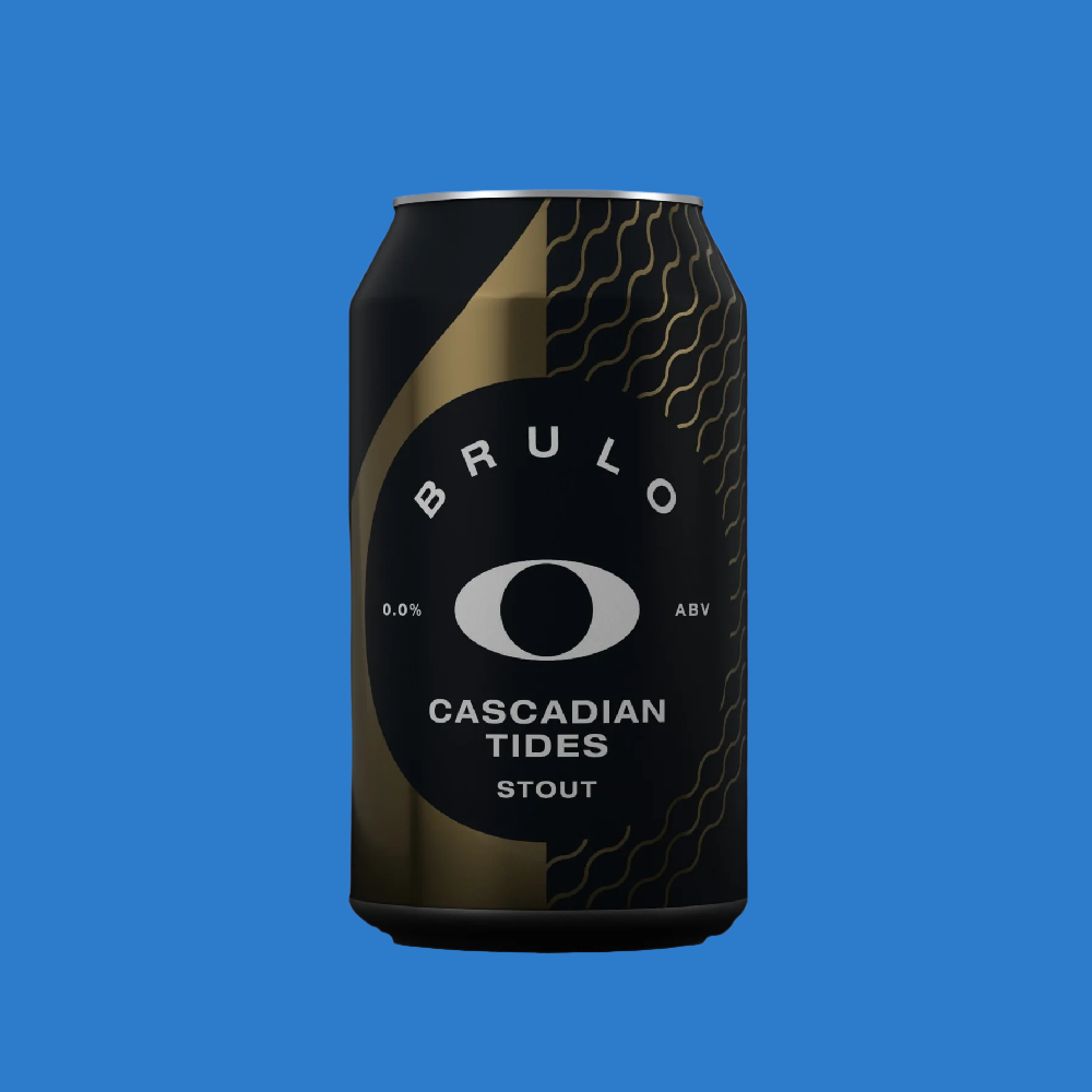 Brulo 'Cascadian Tides' Alcohol Stout (0.0% ABV)