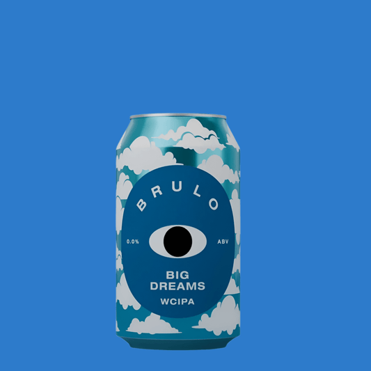 Brulo 'Big Dreams' Alcohol Free West Coast IPA (0.0% ABV) - Wise Bartender - Beer