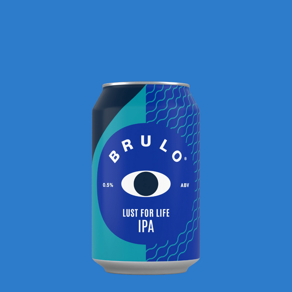 Brulo Lust For Life DDH IPA Alcohol Free | 0.5% Vegan DDH IPA (330ml Can) - Wise Bartender - Beer