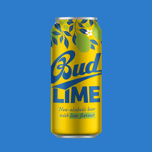 Budweiser Bud Lime Alcohol Free Beer (0.3% ABV) - Wise Bartender - Beer