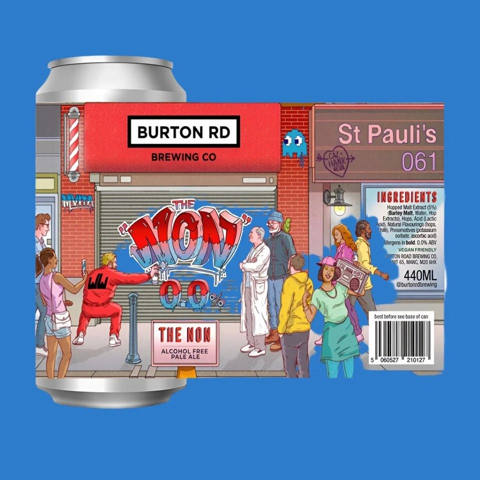 Burton Road Brewing 'Non' Alcohol Free Pale Ale (0.5% ABV) - Wise Bartender - Beer