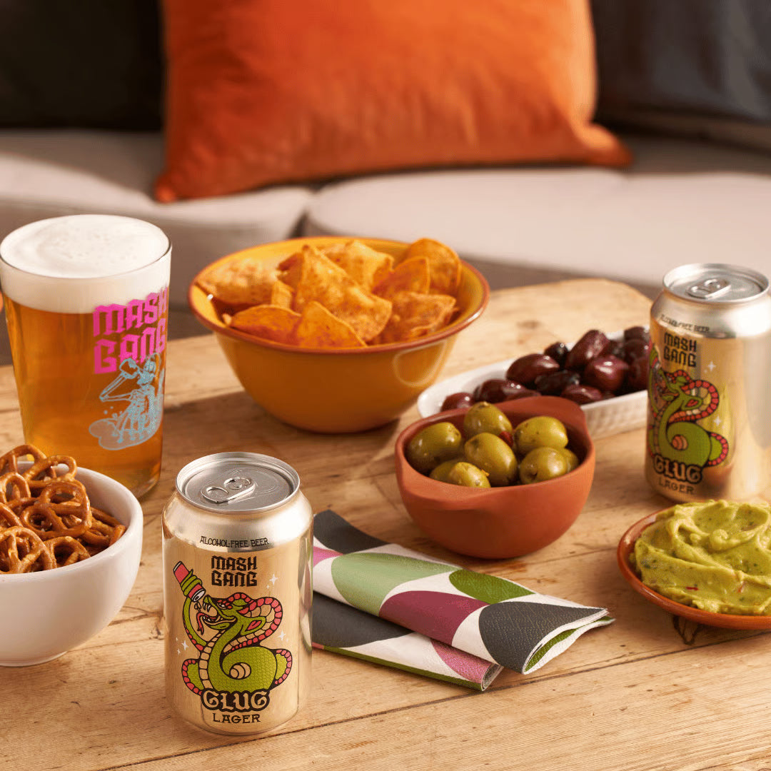Mash Gang 'Glug' Alcohol Free Cerveza Lager (0.5% ABV) 330ml