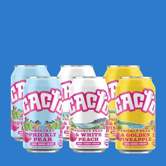 Cacto Drinks Sparkling Cactus Water 6 Can Mixed Wise Pack - Wise Bartender - Mixed Pack