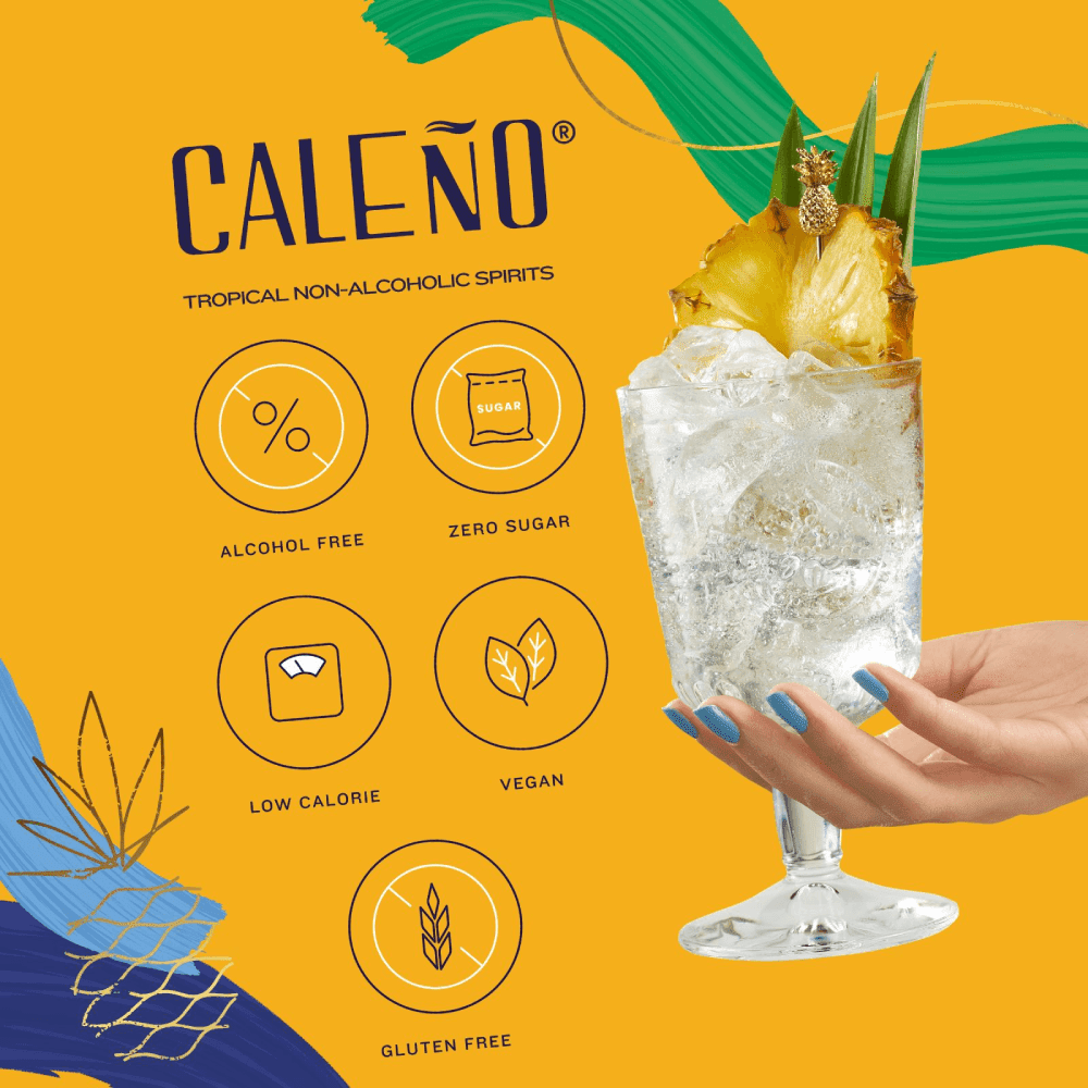 Caleno Light & Zesty Alcohol Free Spirit (0% ABV)