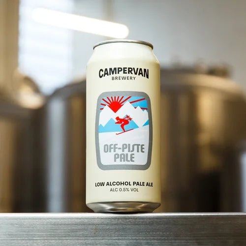 Campervan Brewery Off-Piste Pale 0.5% 440ml | Low Alcohol Pale Ale - Wise Bartender - Beer