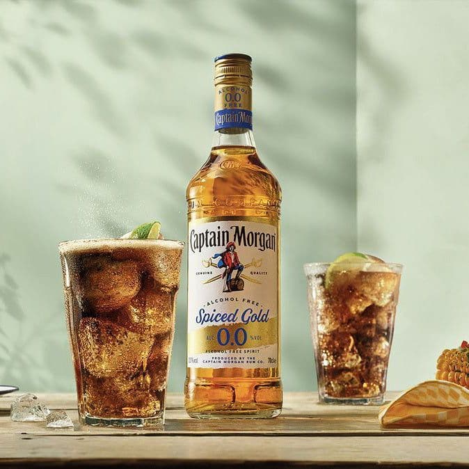 Captain Morgan Spiced Gold 0.0% Alcohol Free Spirit (<0.5% ABV)