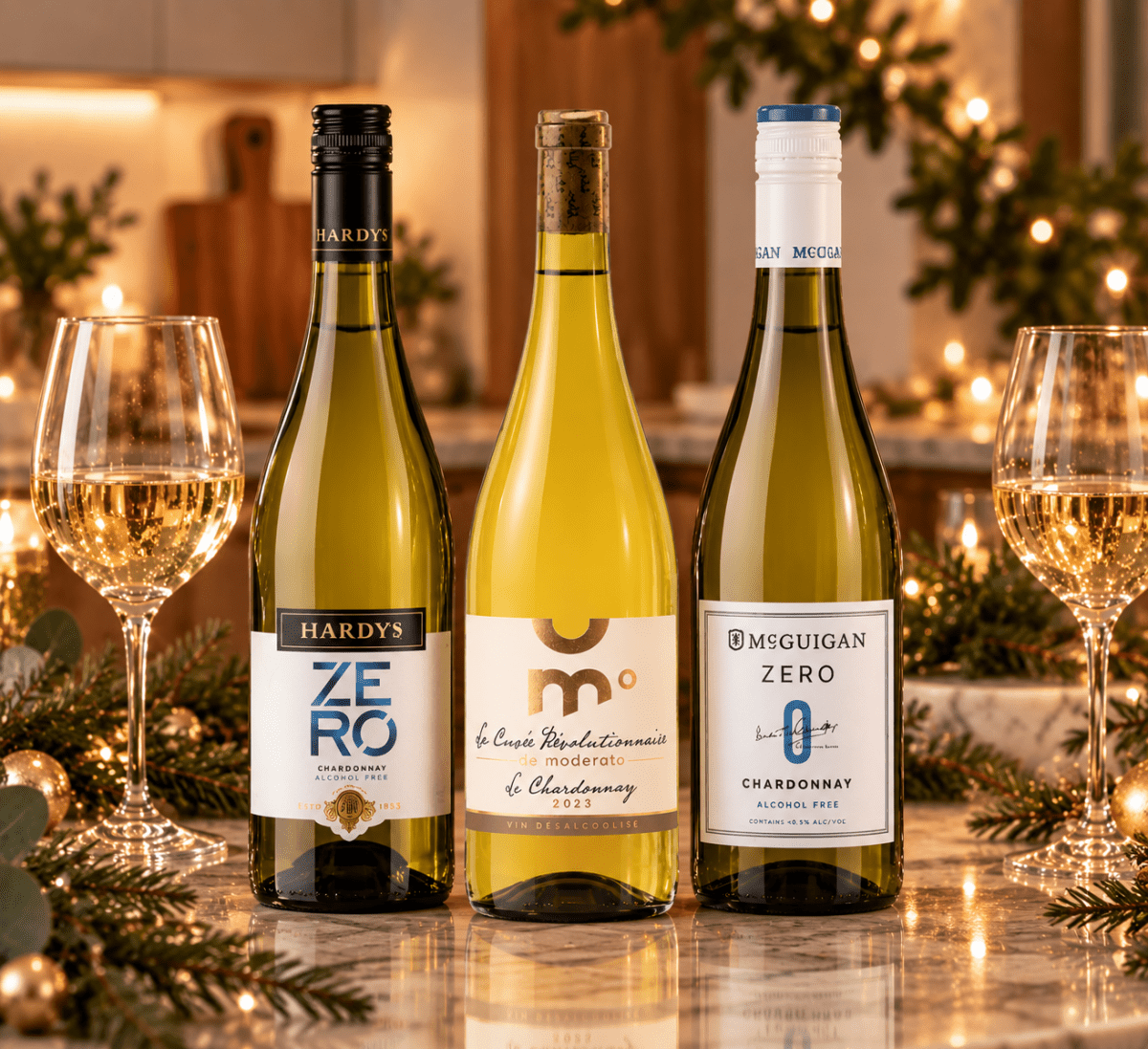 Charming Chardonnay White Wine Alcohol Free Wise Pack - Wise Bartender - wine