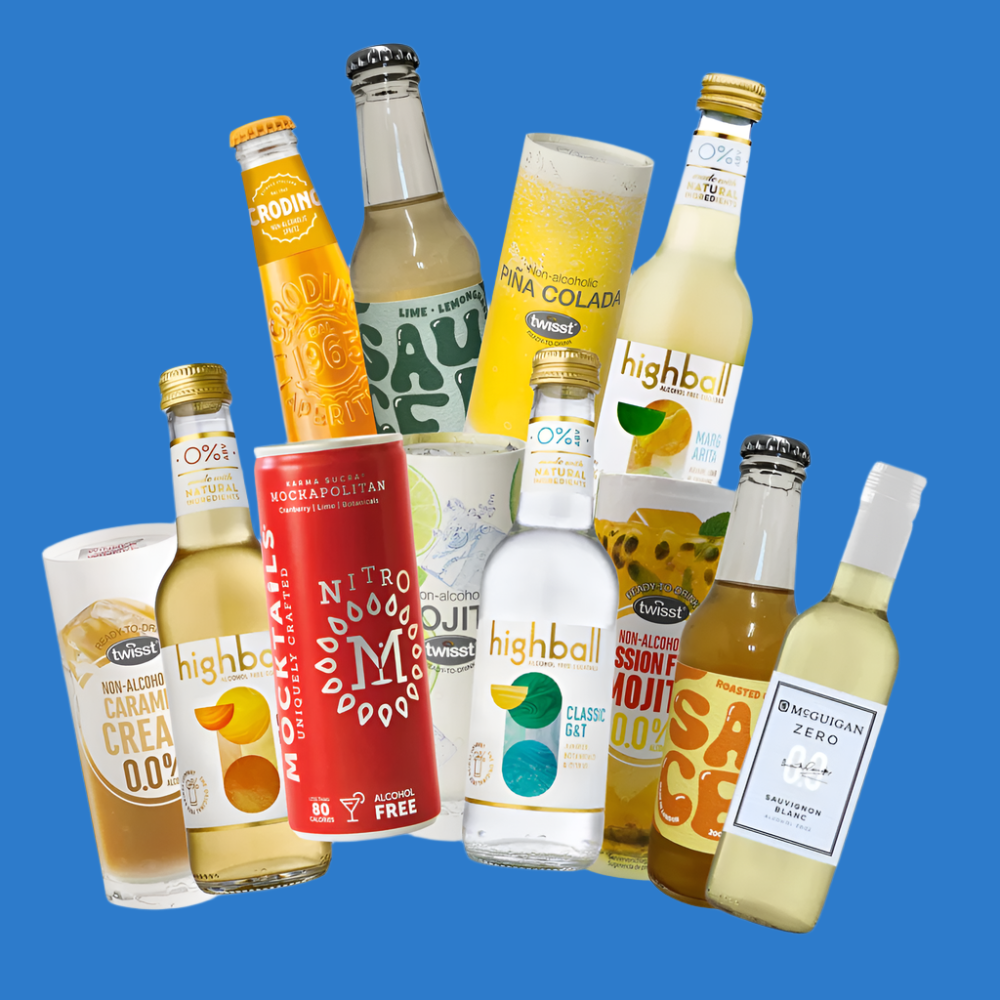 Chin Chin' 12 & 24 Drink Alcohol Free Cocktail Wise Pack (Save 5%)