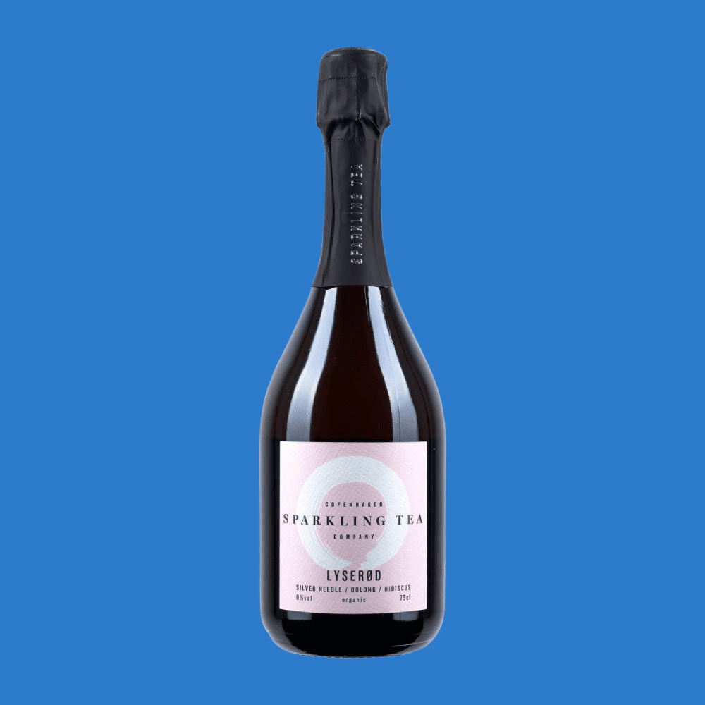 Copenhagen Sparkling Tea LYSERØD (Rosé) Alcohol Free Wine  (0.0% ABV)