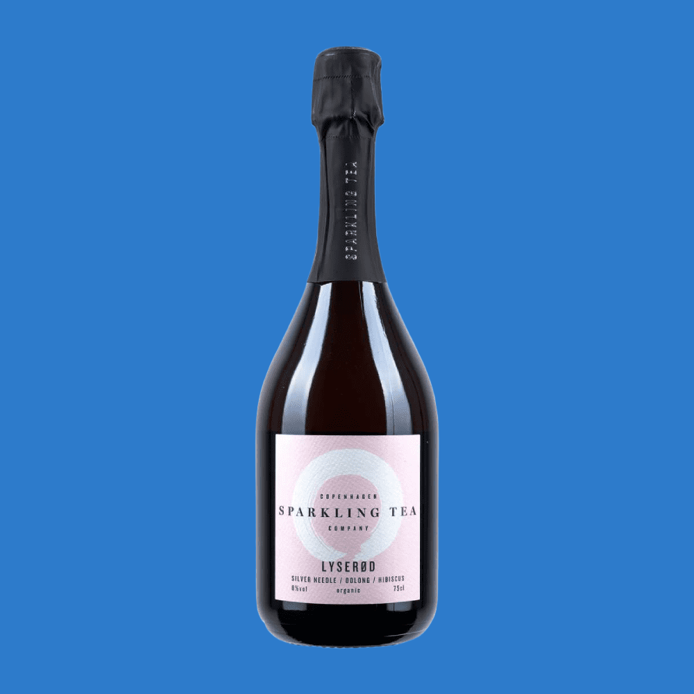 Copenhagen Sparkling Tea LYSERØD (Rosé) Alcohol Free Wine (0.0% ABV)